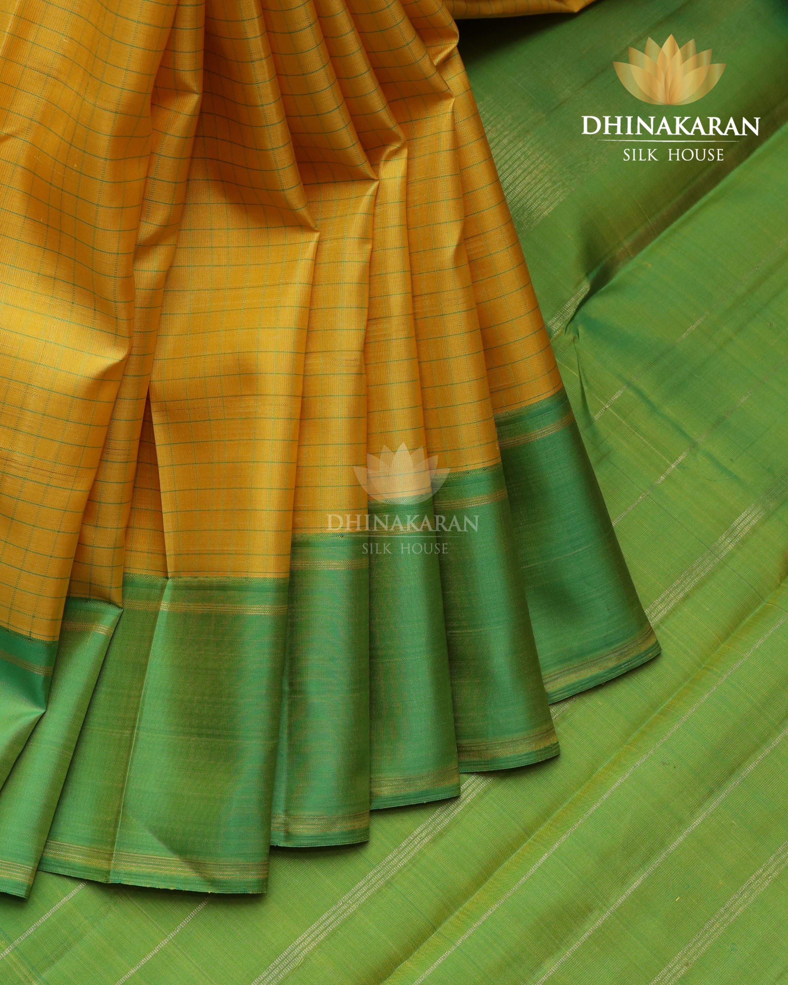 Lemon Yellow Kanjivaram-sar2560