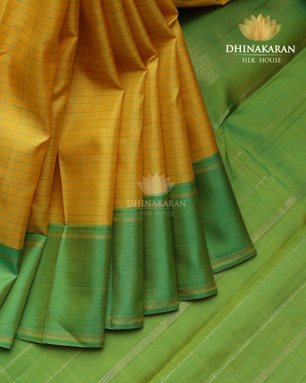 Lemon Yellow Kanjivaram-sar2560