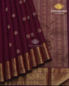 Wine Colour Kanjivaram-sau989