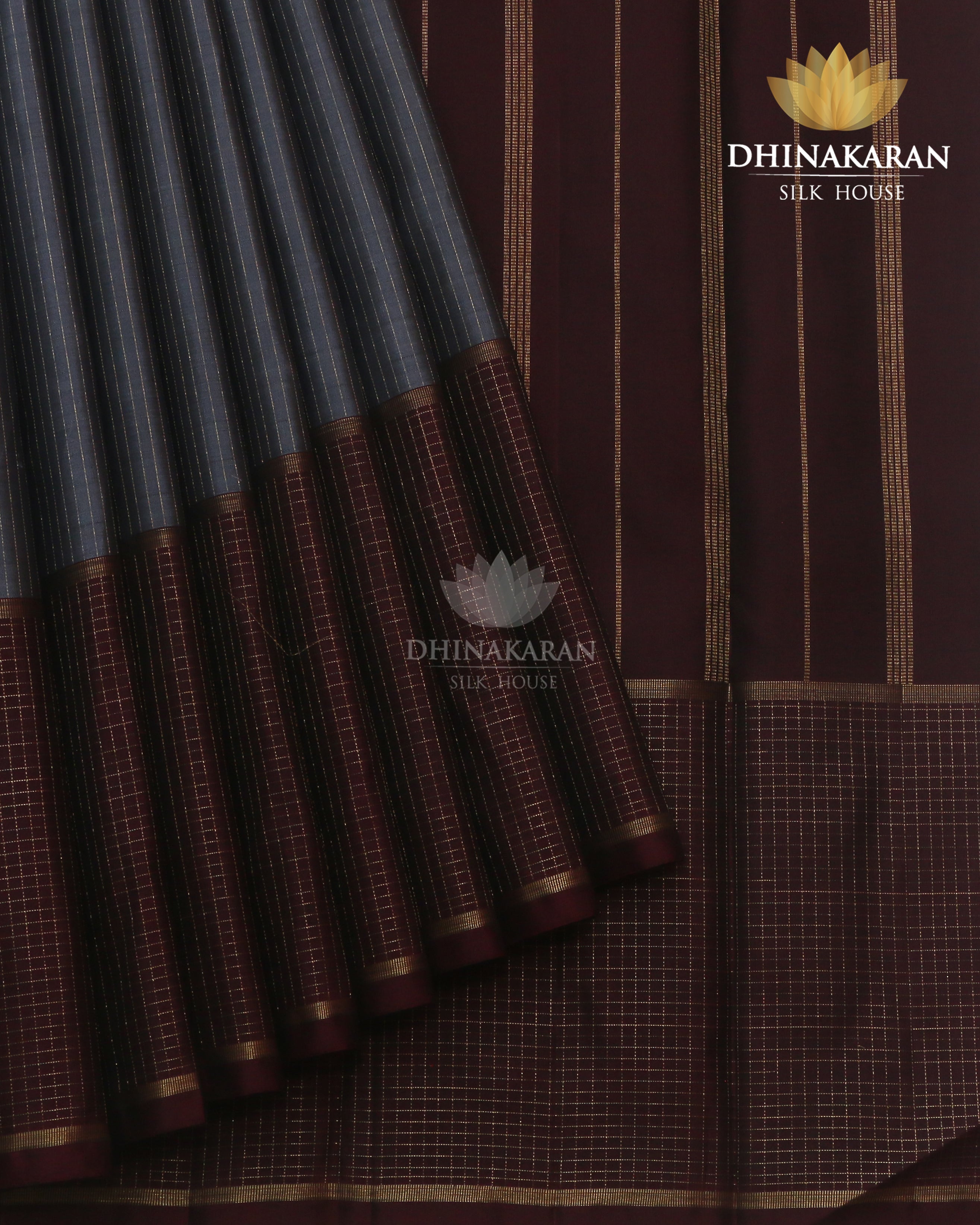 Pin Stripe Kanjivaram-sar795