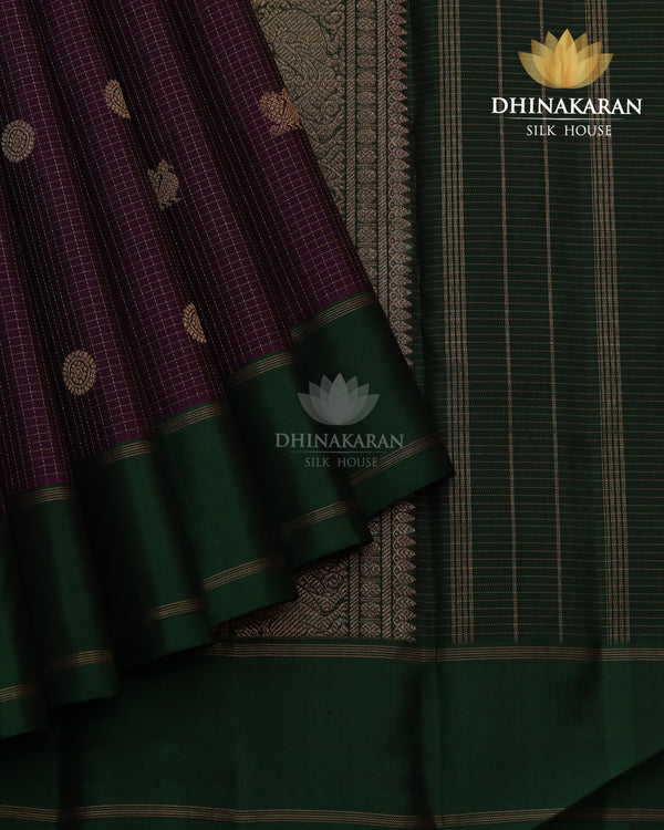 Deep Purple Kanjivaram-sar2262