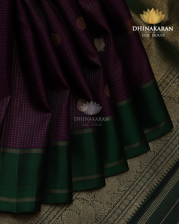 Deep Purple Kanjivaram-sar2262