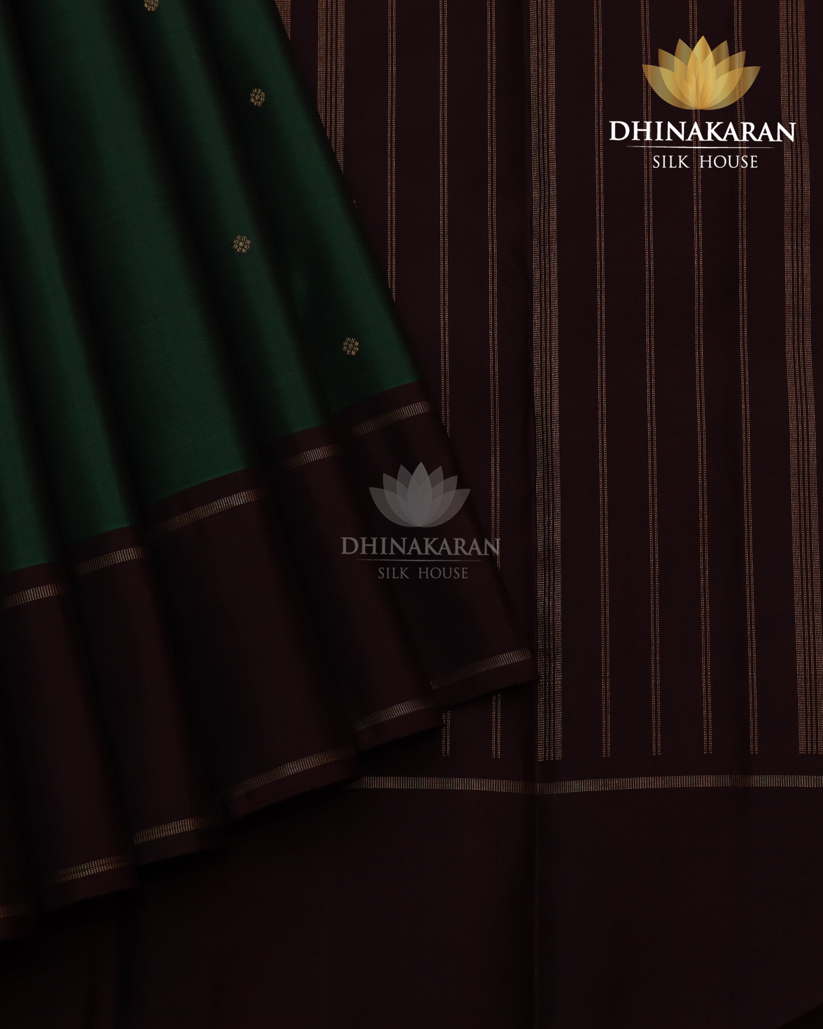 Coffee Brown Border Kanjivaram-sar2250