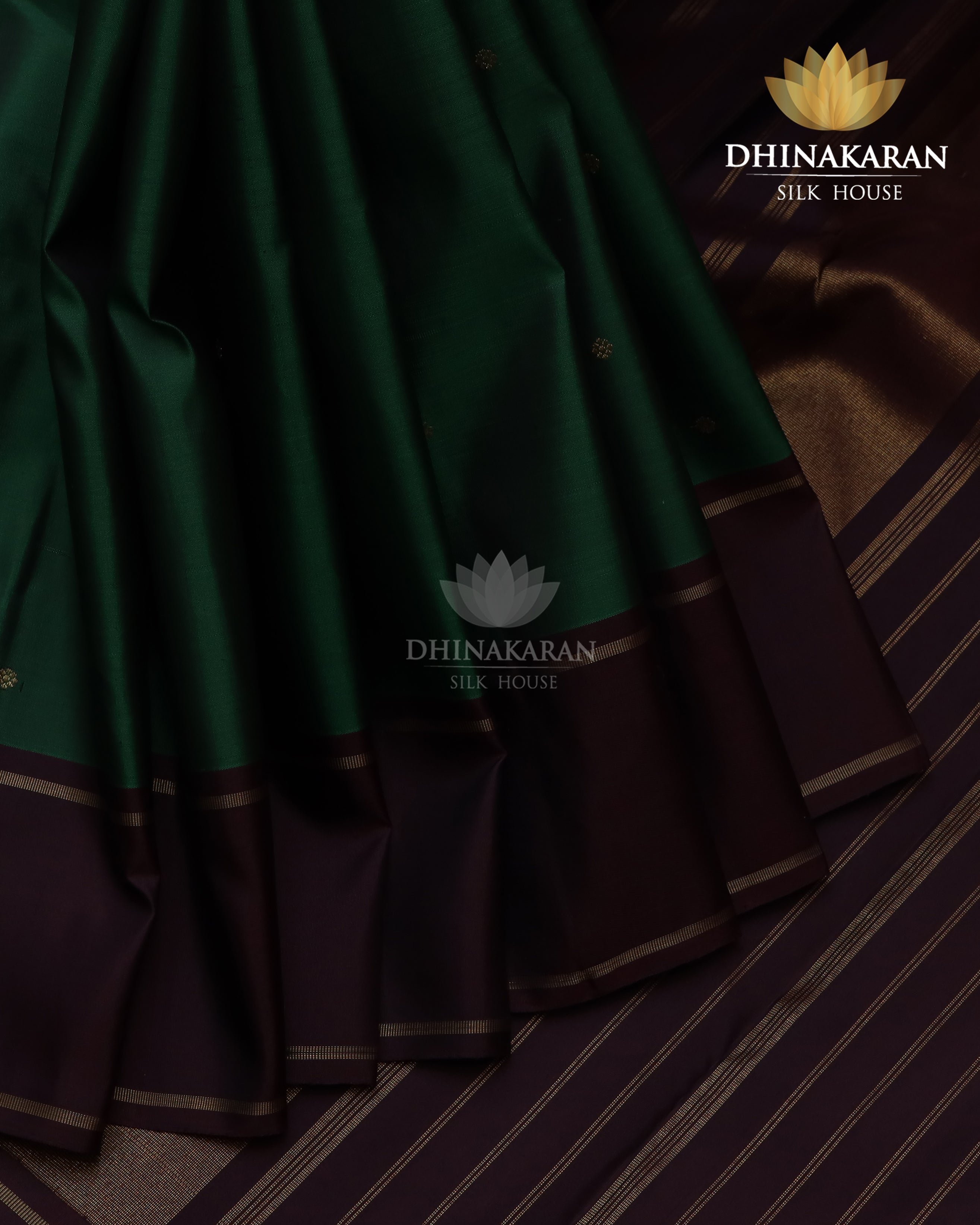 Coffee Brown Border Kanjivaram-sar2250