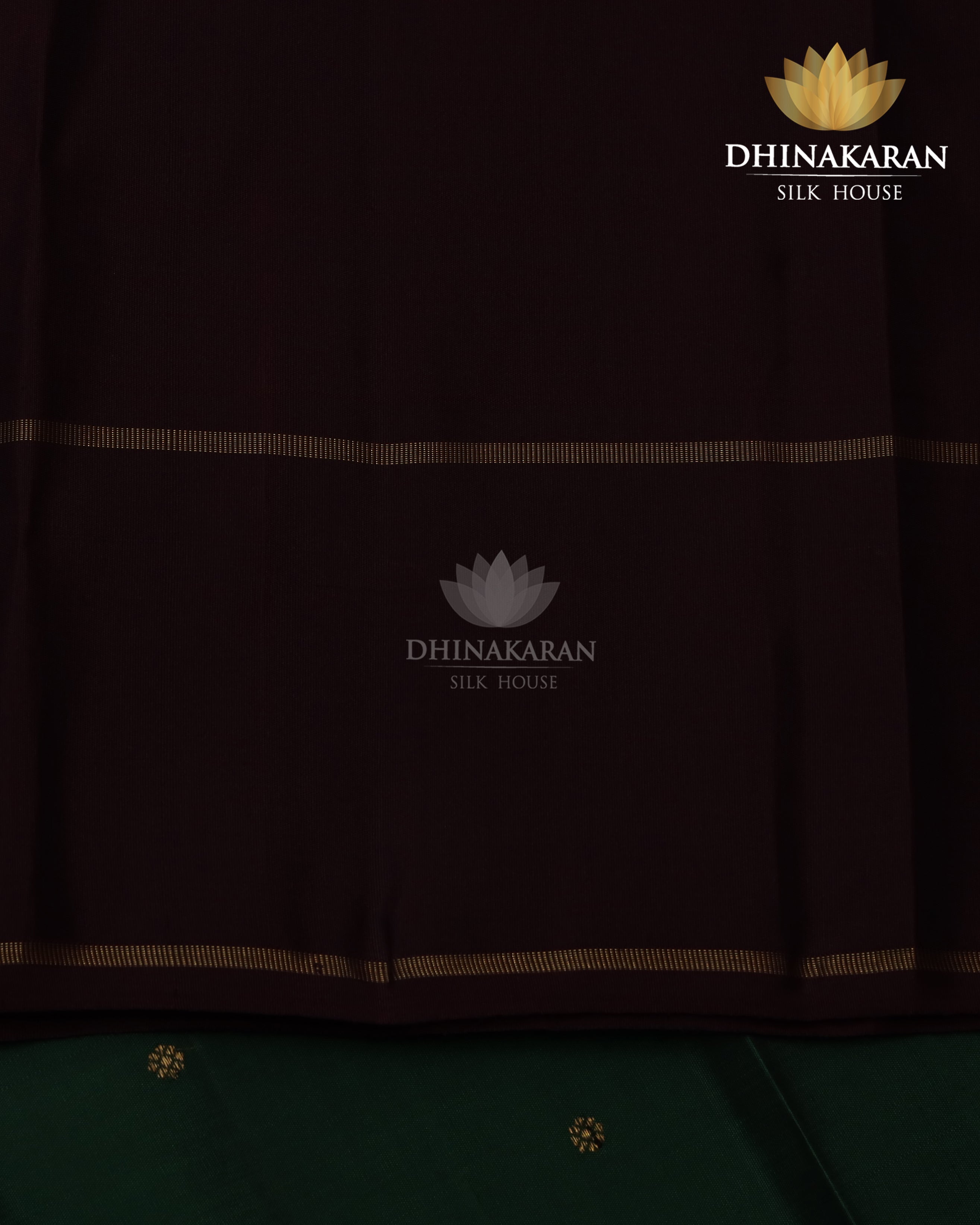Coffee Brown Border Kanjivaram-sar2250