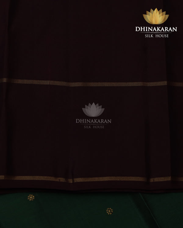 Coffee Brown Border Kanjivaram-sar2250