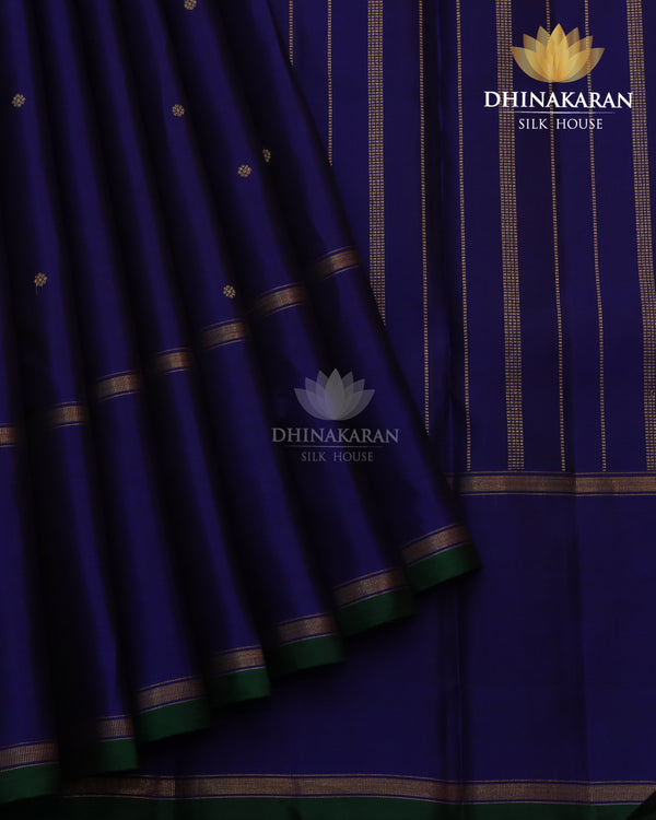 Ink Blue Kanjivaram-sar2392