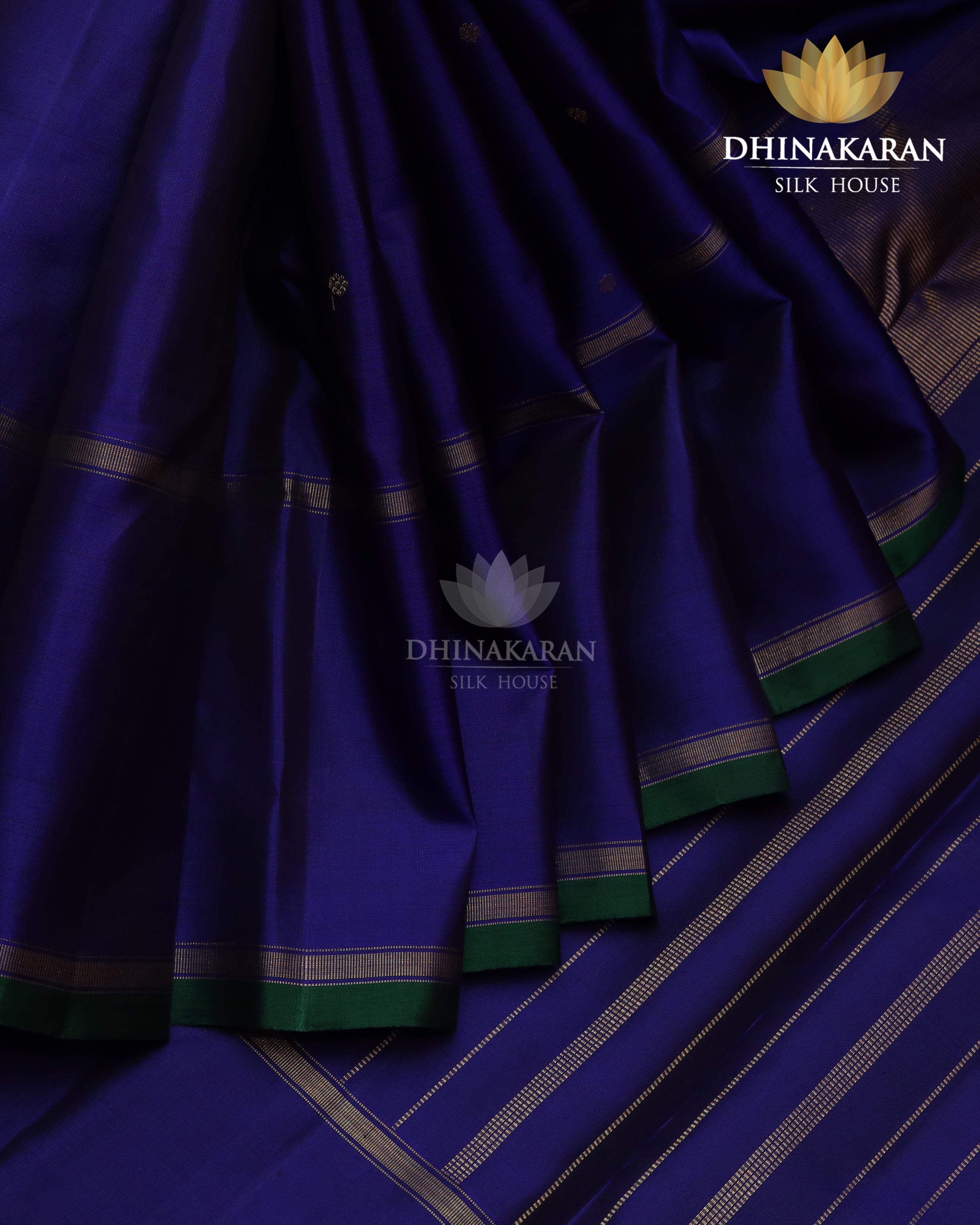 Ink Blue Kanjivaram-sar2392
