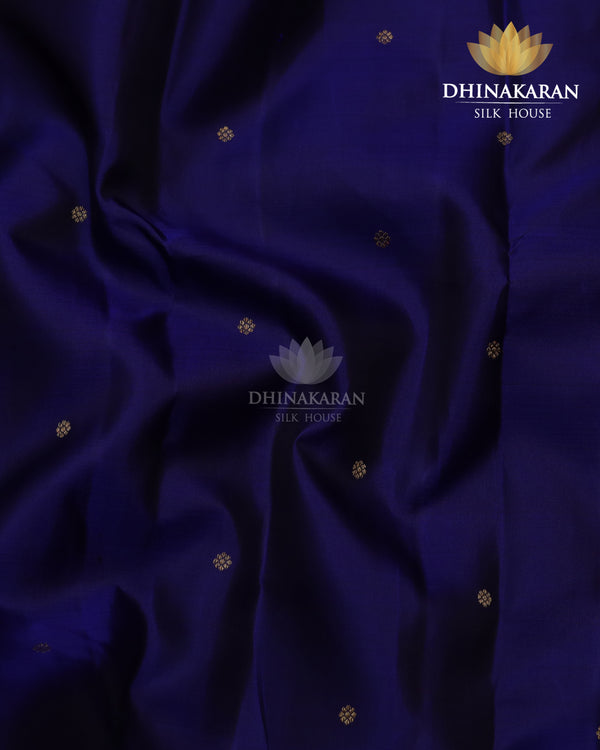Ink Blue Kanjivaram-sar2392