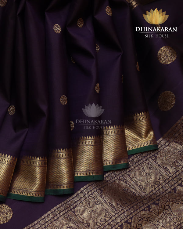 Deep Purple Kanjivaram-sau2746