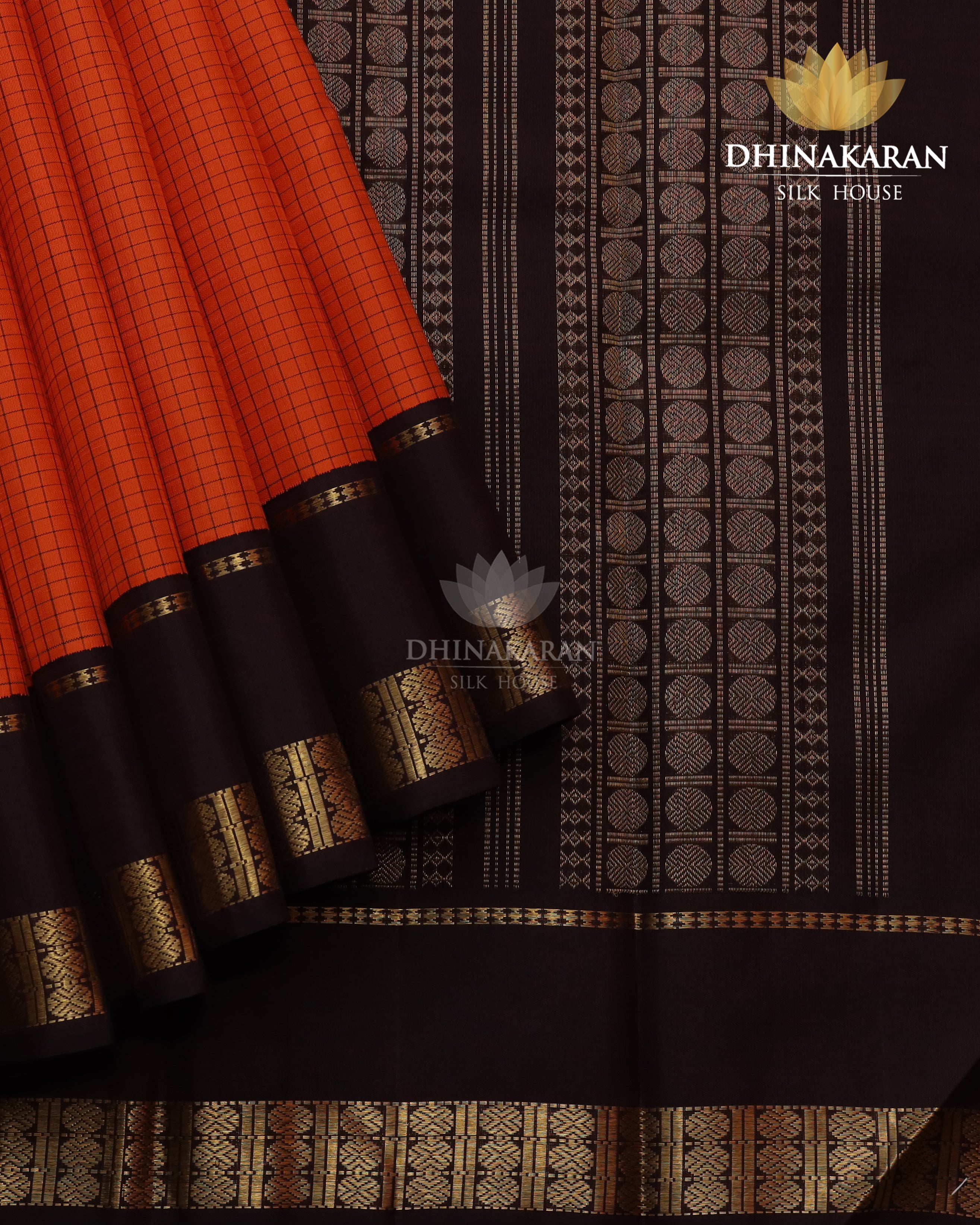 Burnt Orange Kanjivaram-sau2774