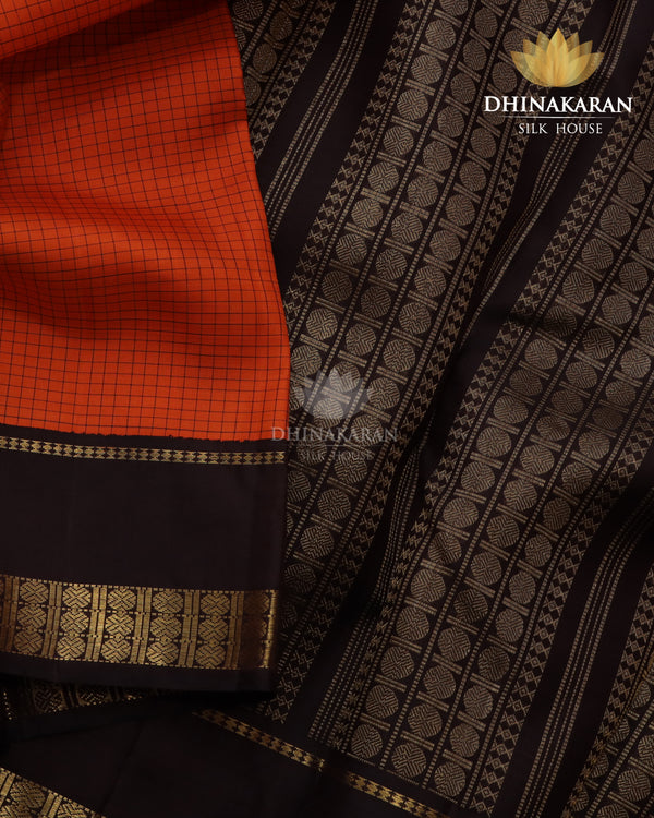Burnt Orange Kanjivaram-sau2774