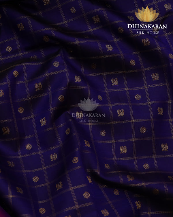 Purple Kattam Butta Kanjivaram-sau4168