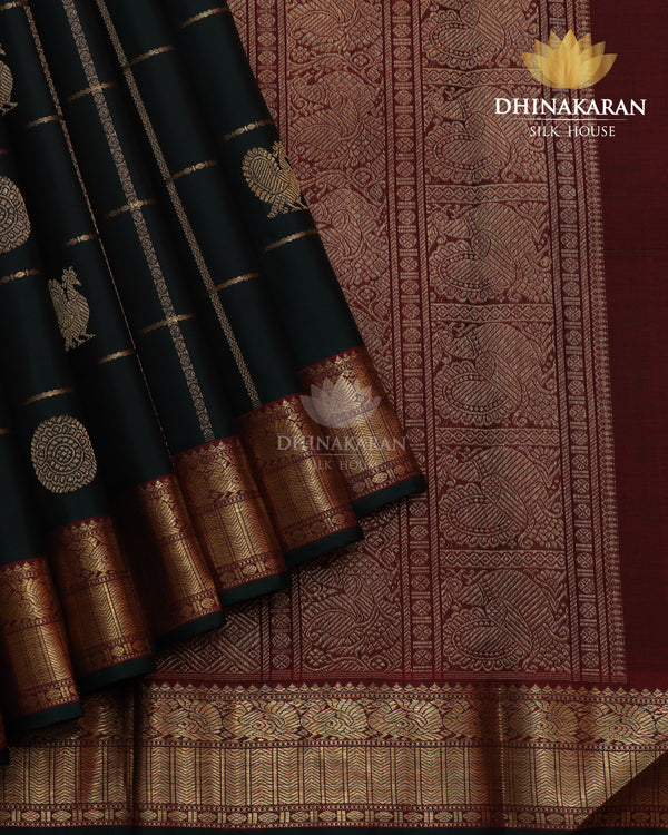Forest Green Kanjivaram-sau2784