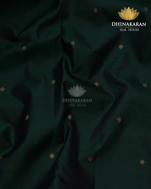 Bottle Green Kanjivaram-sau1008