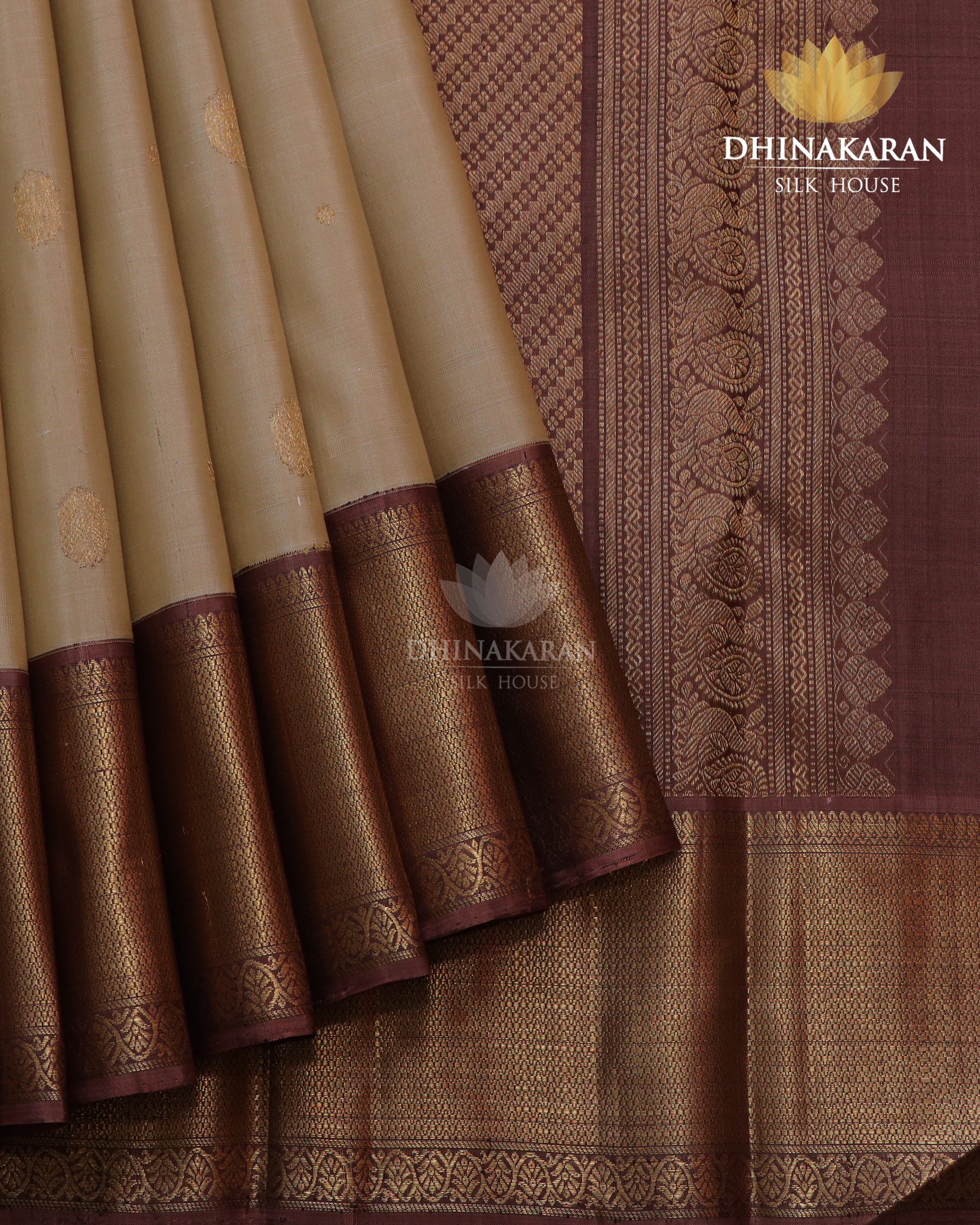 Beige Korvai Kanjivaram-sau4172