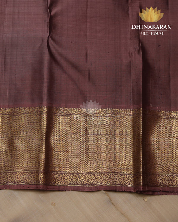 Beige Korvai Kanjivaram-sau4172