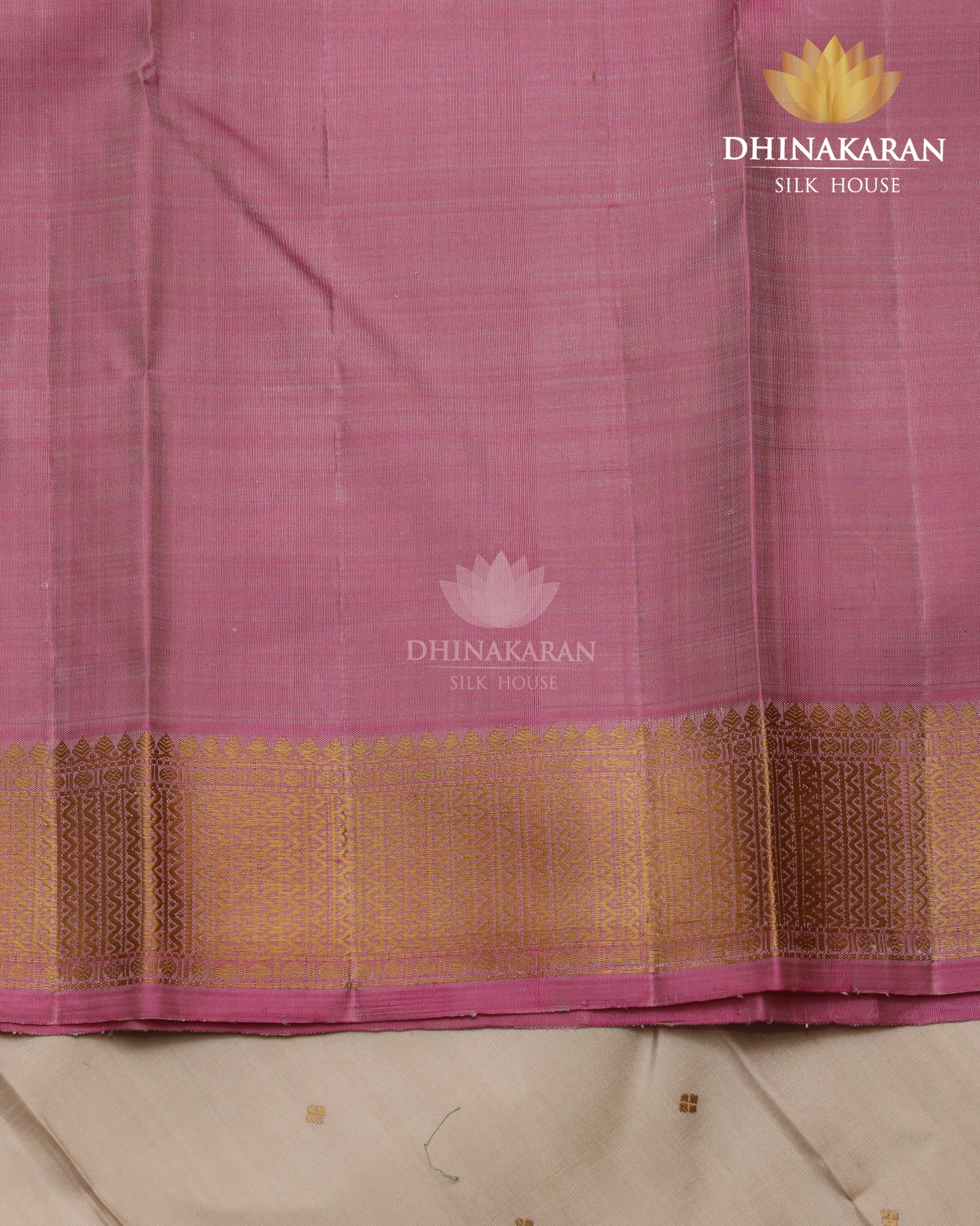 Beige Silk On Silk Kanjivaram-sar2396