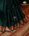 Bottle Green Kanjivaram-sau3074