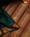 Bottle Green Kanjivaram-sau3074