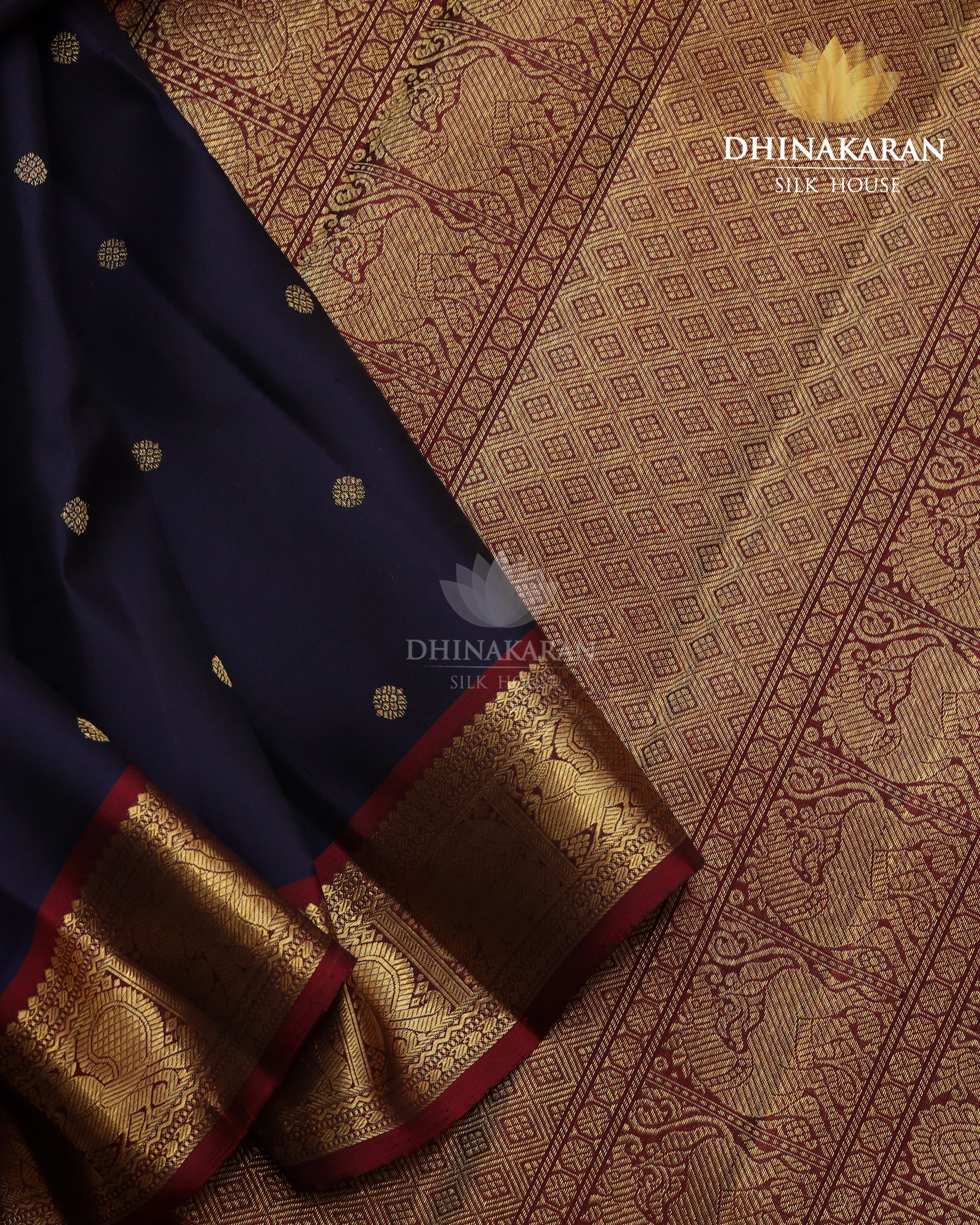 Navy Blue Kanjivaram-sau4076