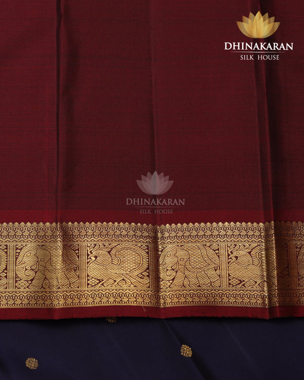 Navy Blue Kanjivaram-sau4076