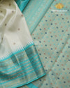 Off White Meena Kanjivaram-sau3076