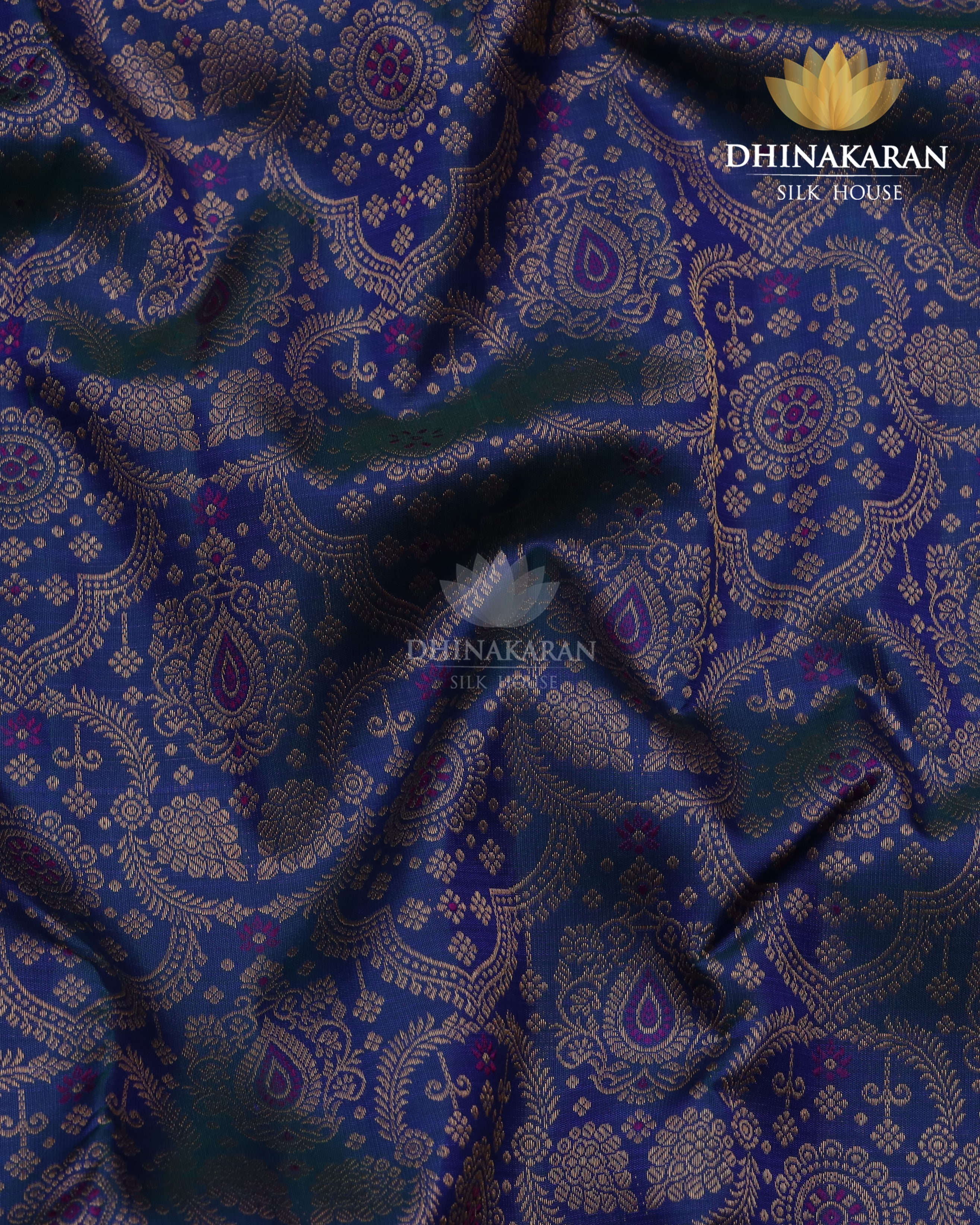 Peacock Colour Brocade Kanjivaram-sv424