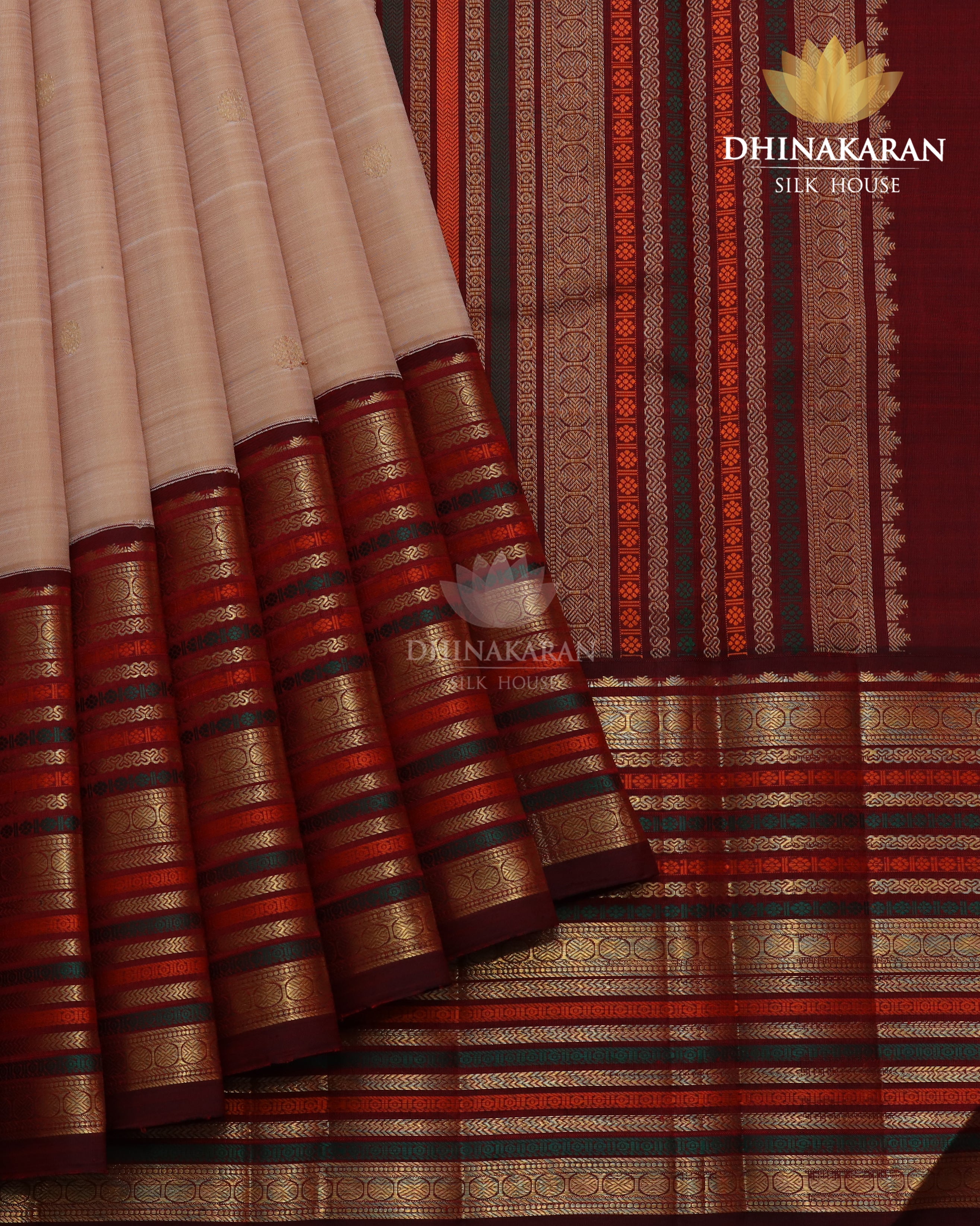 Beige Kanjivaram-sau4106