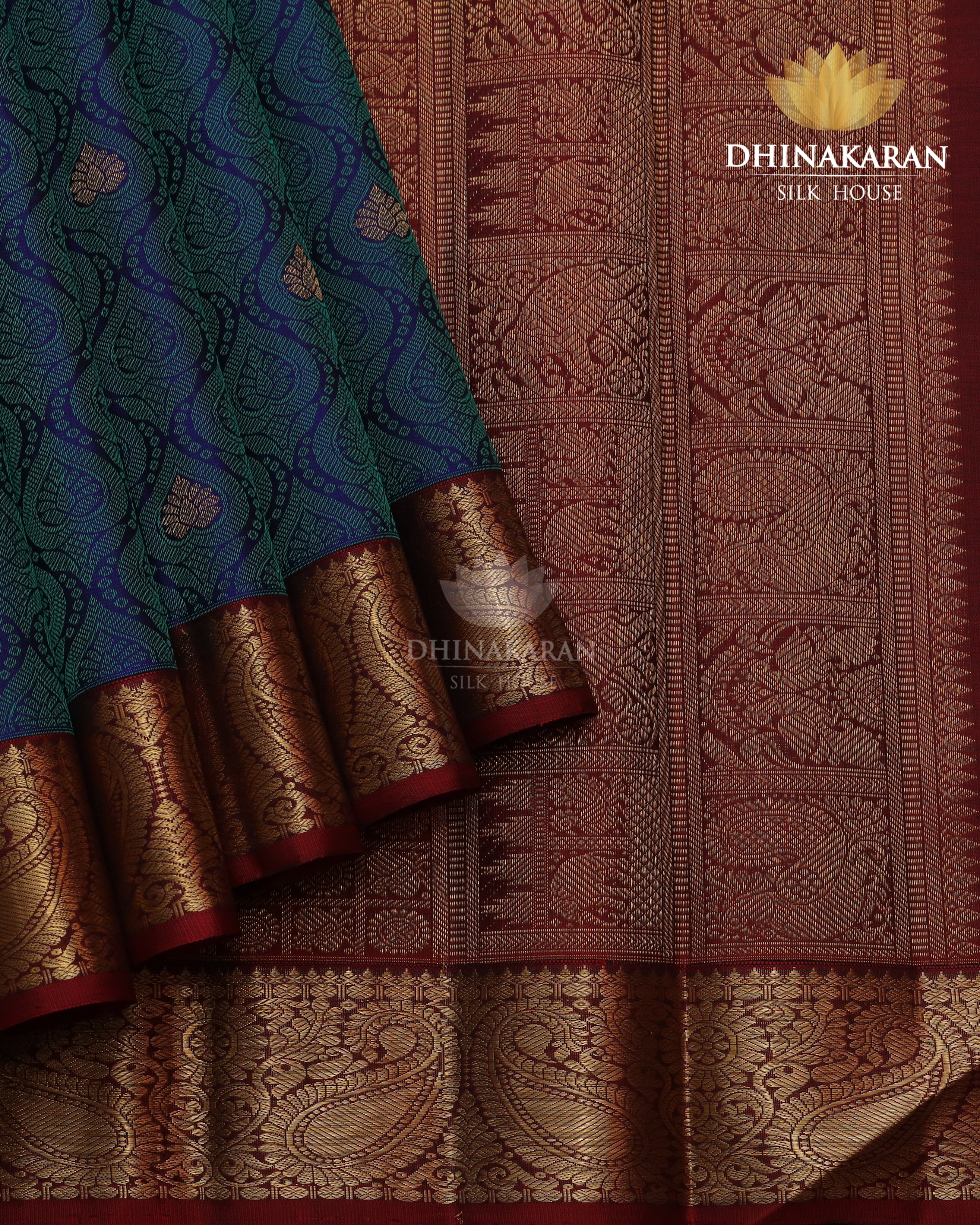 Peacock Colour Kanjivaram-sau2520