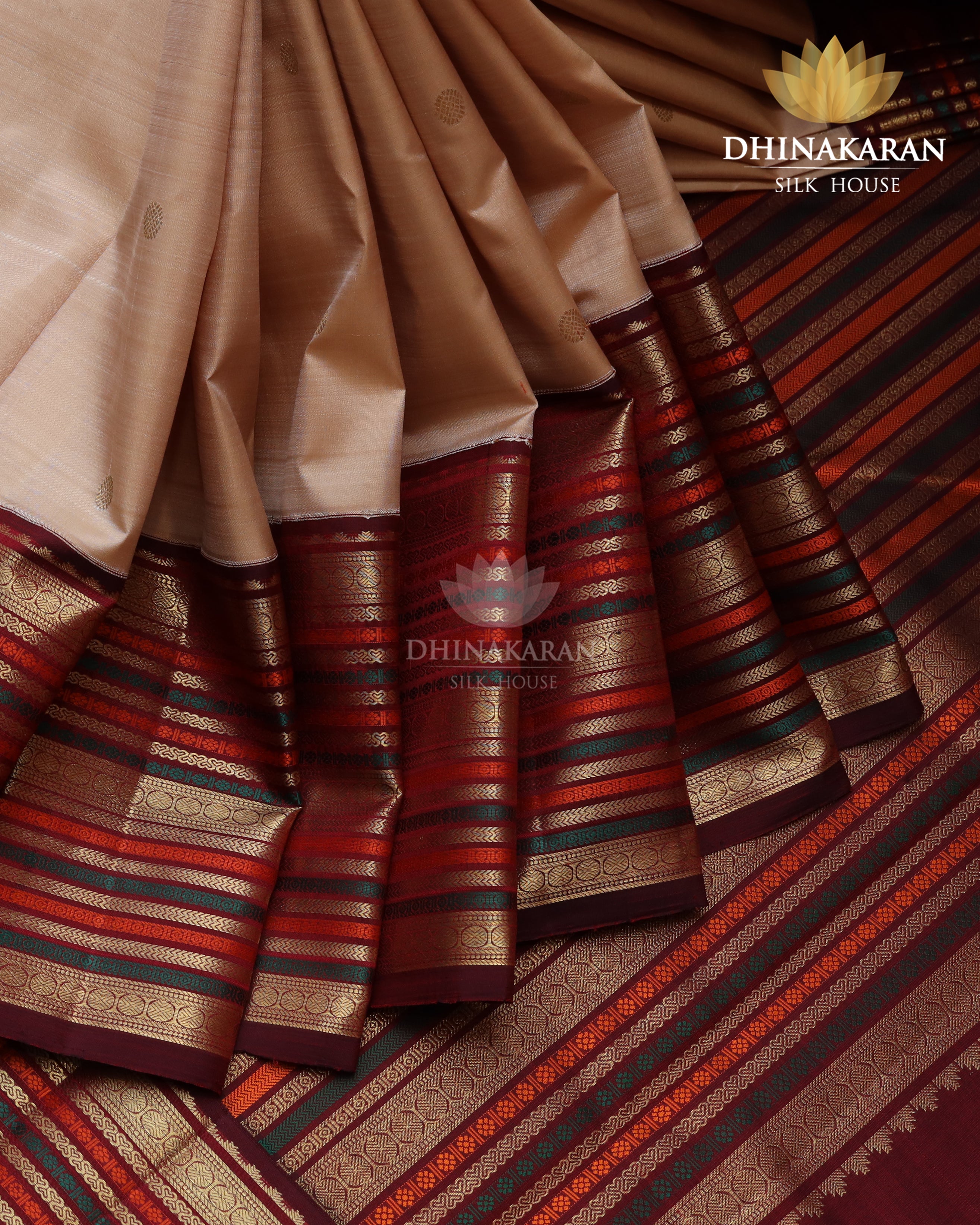 Beige Kanjivaram-sau4106