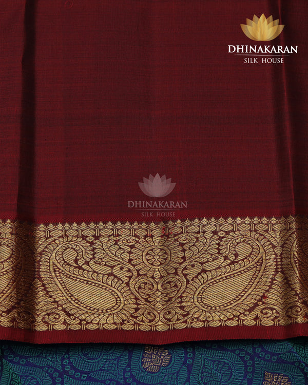Peacock Colour Kanjivaram-sau2520