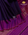 Purple Pin Stripe Kanjivaram-sar4000