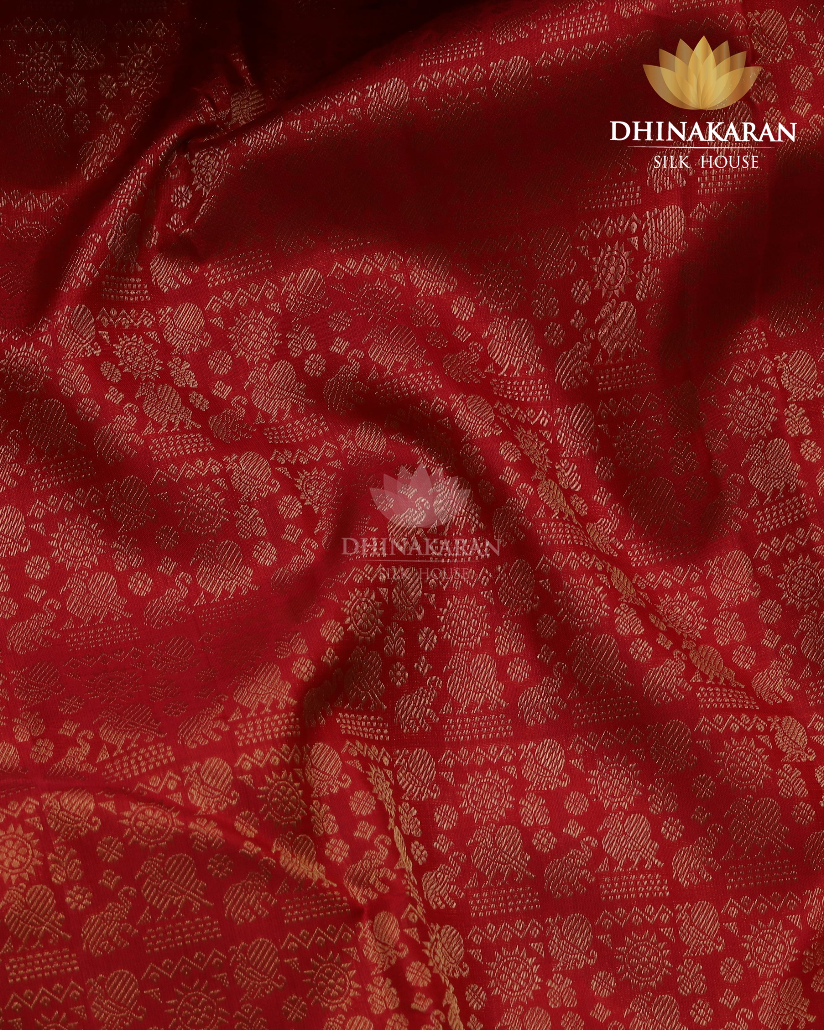 Red Brocade Kanjivaram-sv422