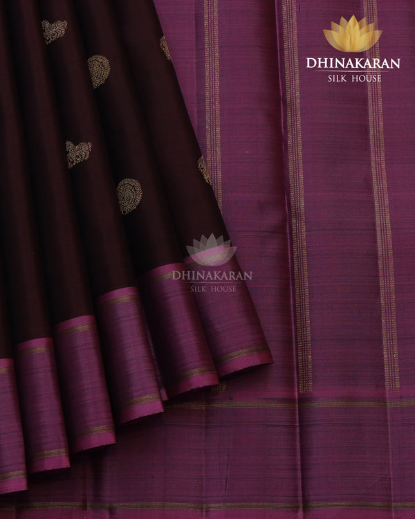 Coffee Brown Kanjivaram-sar4002