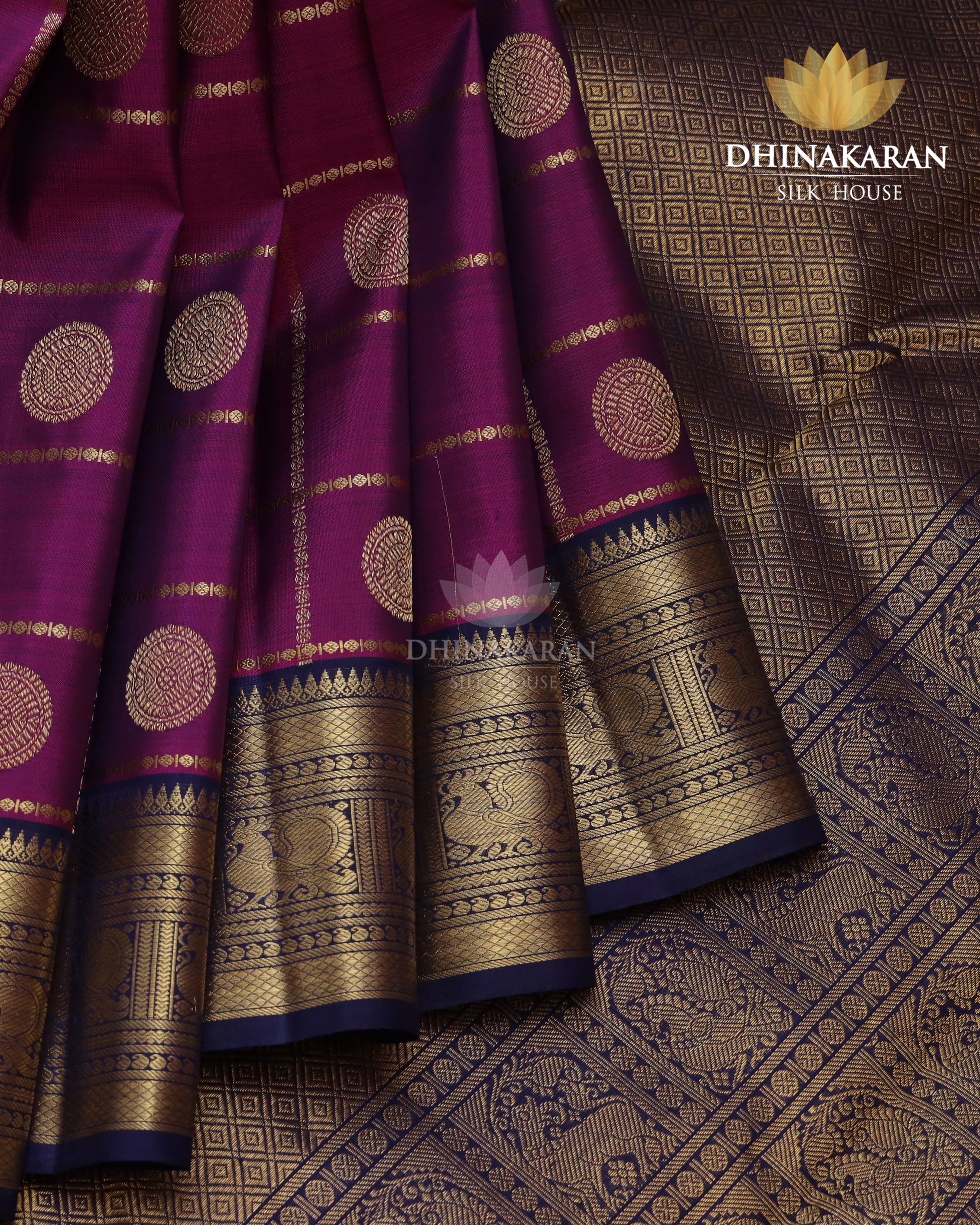 Brinjal Purple Kanjivaram-sau2516