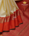 Cream Colour Kanjivaram-sau2572