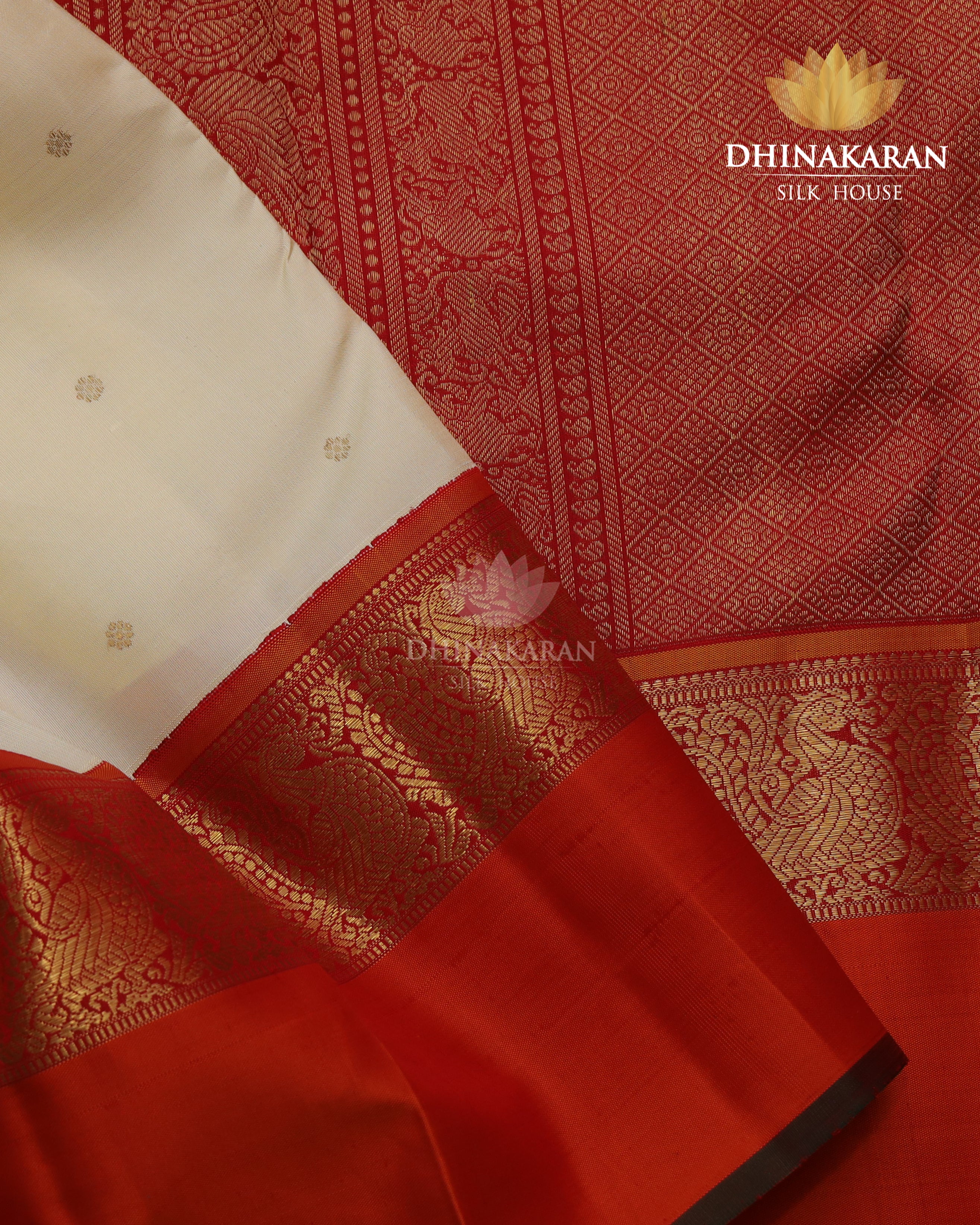 Cream Colour Kanjivaram-sau2572