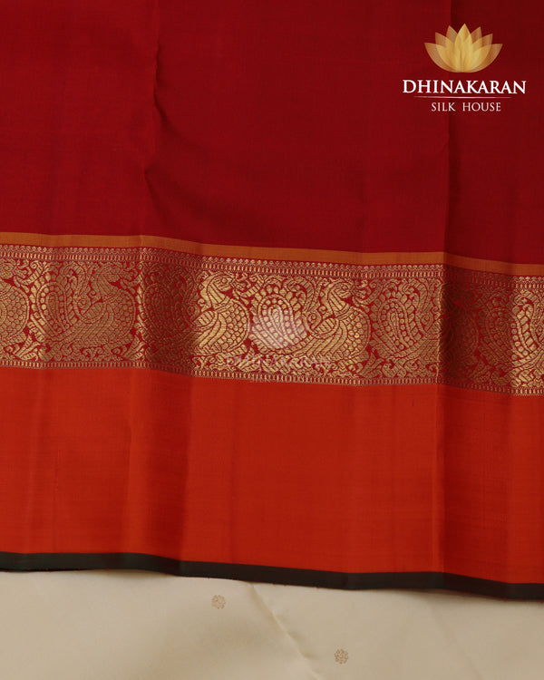 Cream Colour Kanjivaram-sau2572