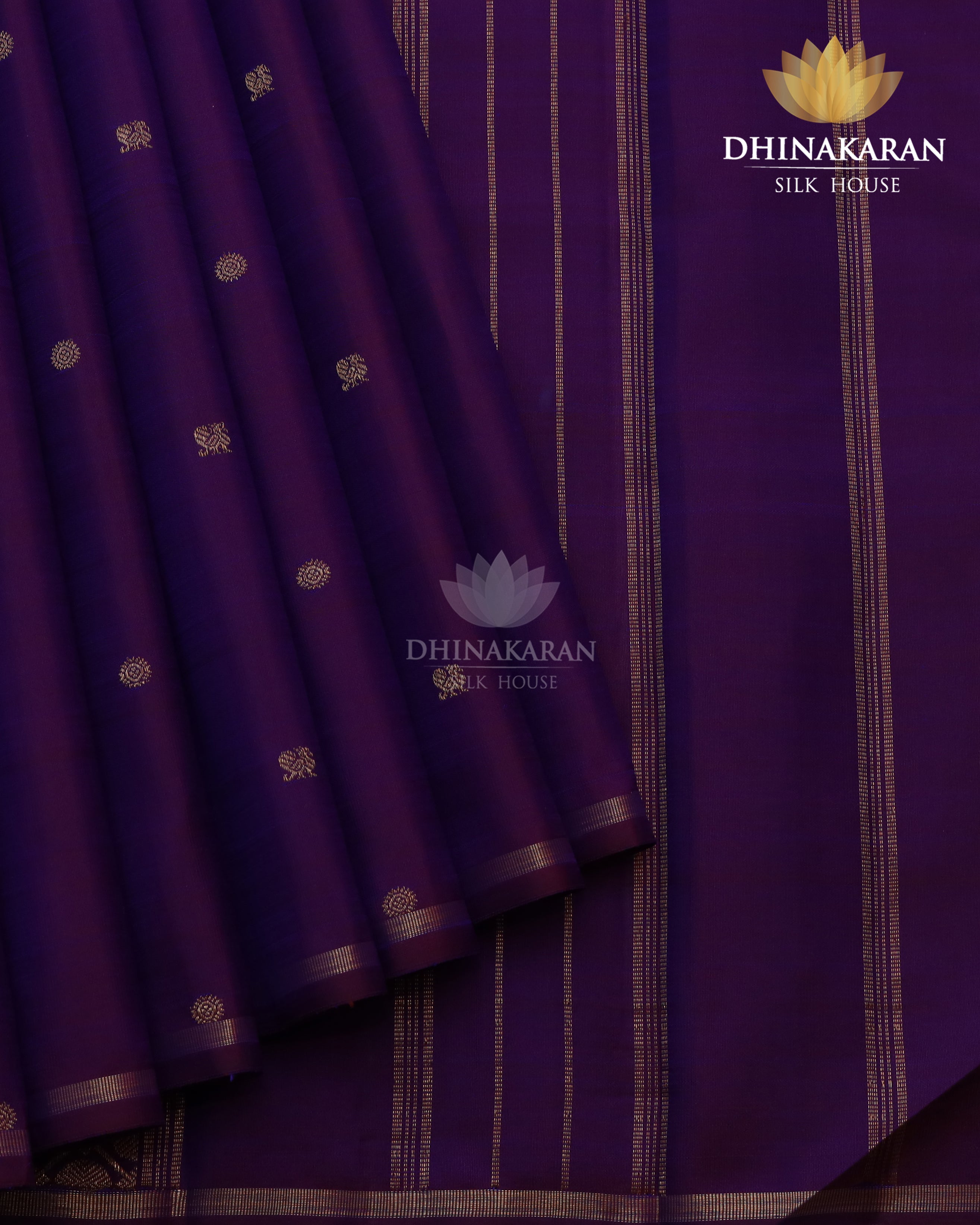 Purple Borderless Kanjivaram-sar3094