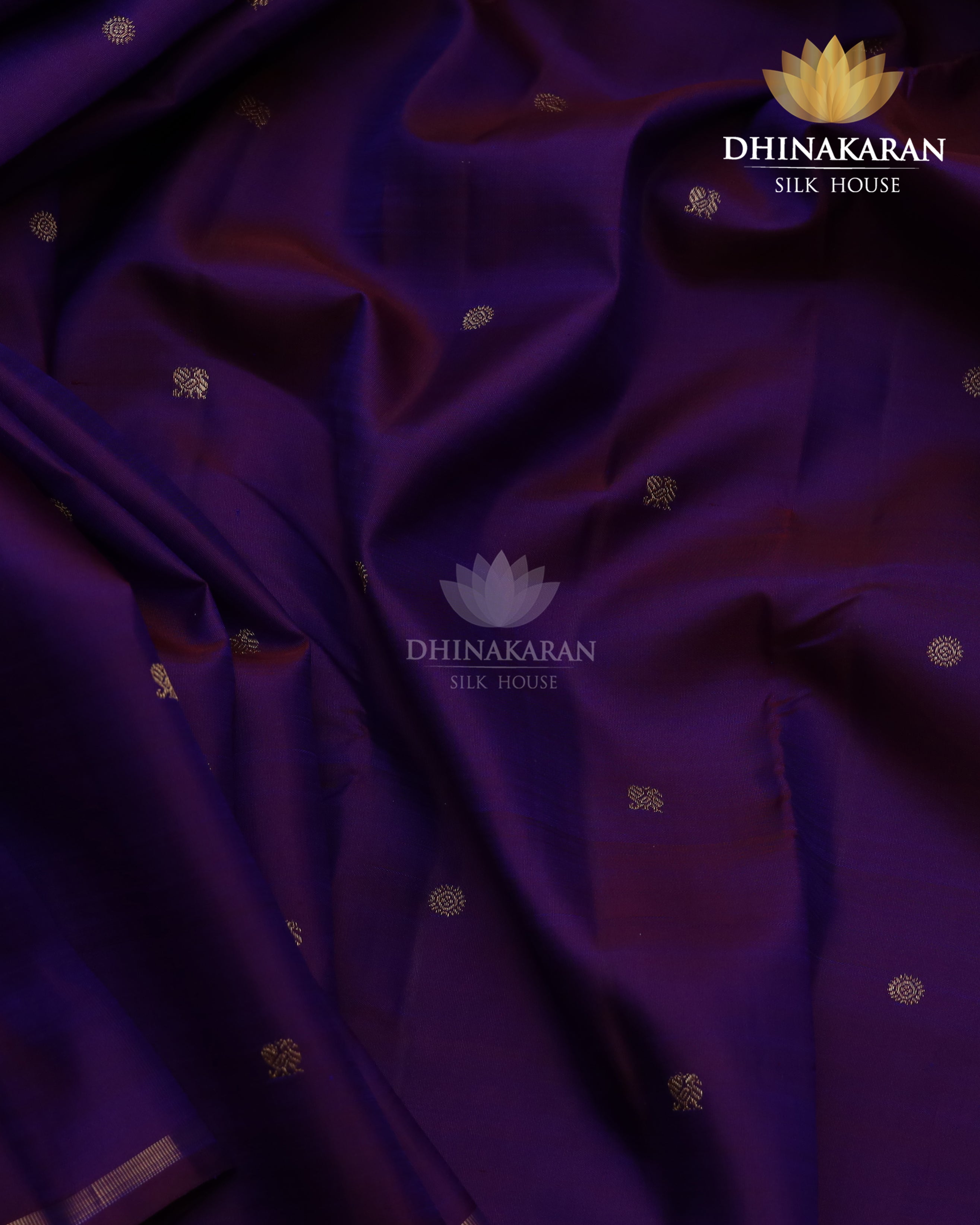 Purple Borderless Kanjivaram-sar3094