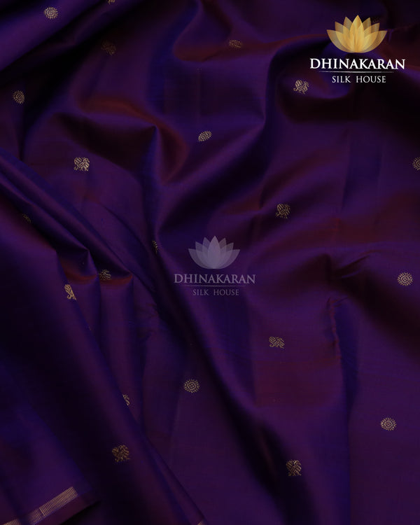 Purple Borderless Kanjivaram-sar3094
