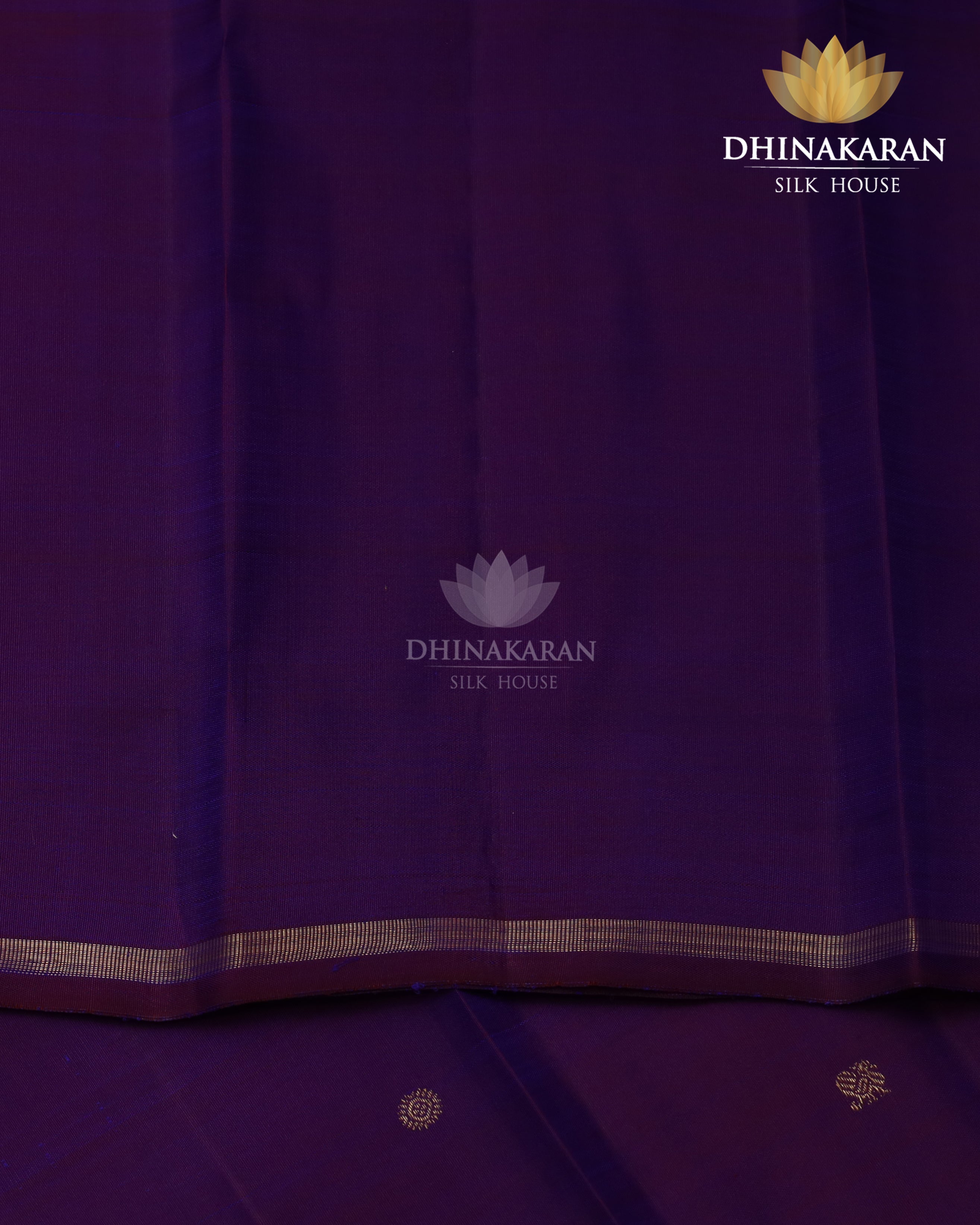 Purple Borderless Kanjivaram-sar3094