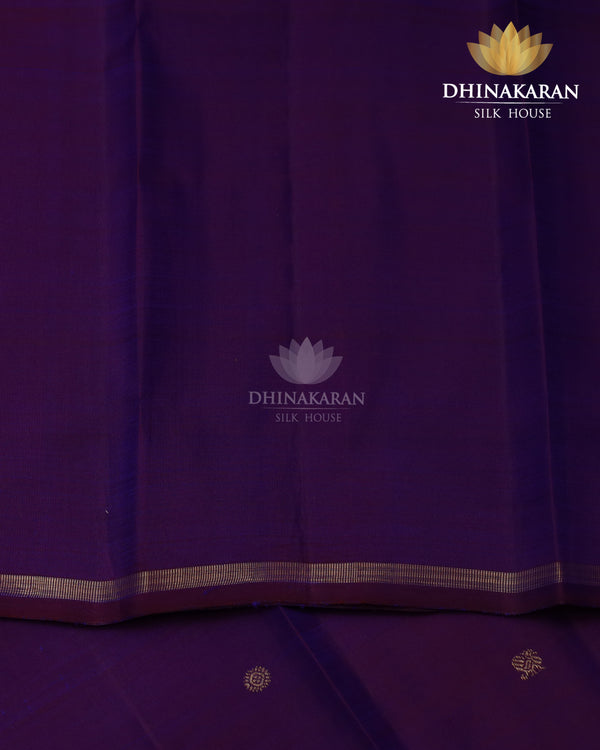 Purple Borderless Kanjivaram-sar3094