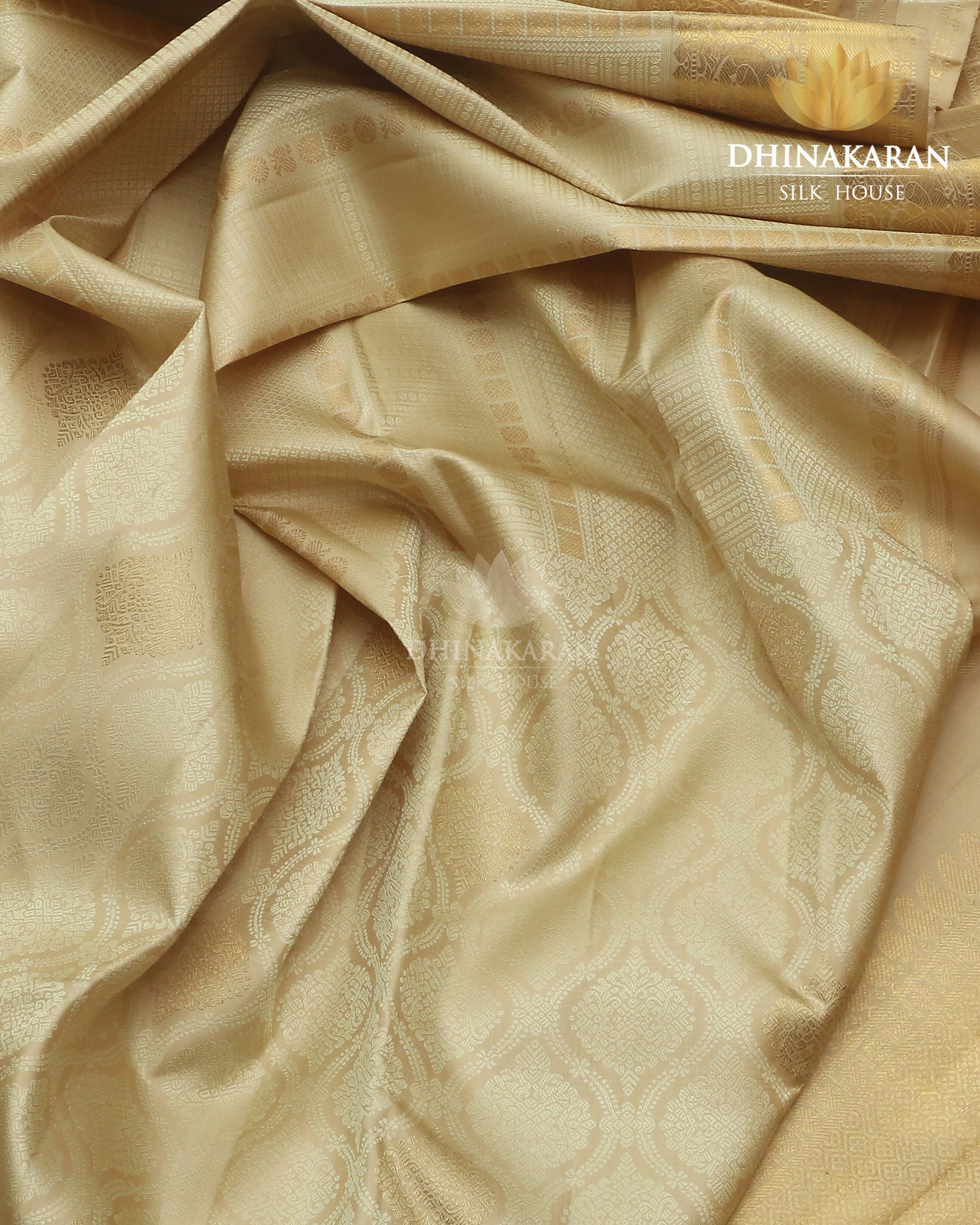 Beige Kanjivaram-sau956