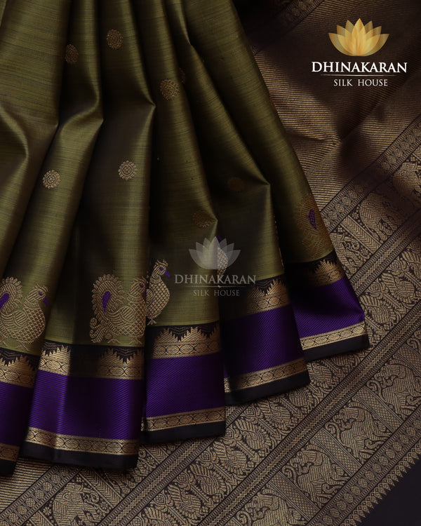Olive Kanjivaram-sau2626